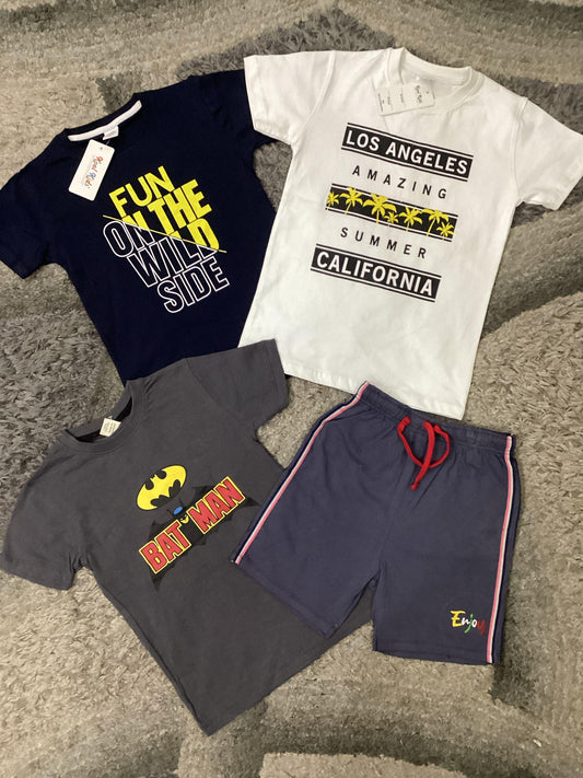 Affordable Baby Summer Outfits – 4-Pack Cotton Clothes | 7-8 Years