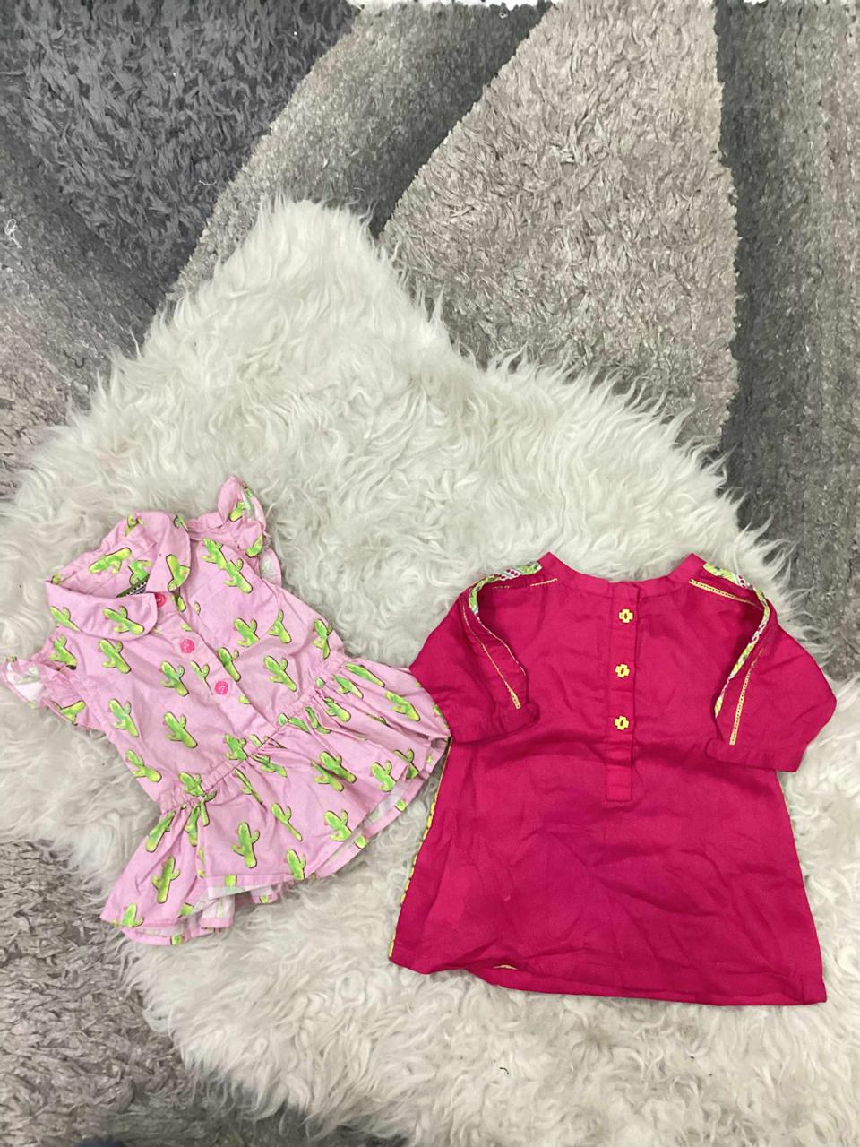 Affordable Baby Summer Outfits – 2-Pack Cotton Clothes | 0-3 Months