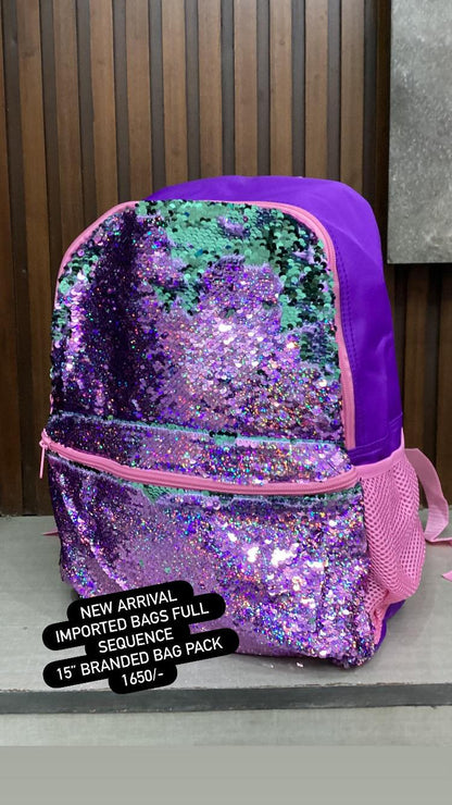 Kids Girls Boys School Bag Pack High Quality Single Zipper Reverse Sequence
