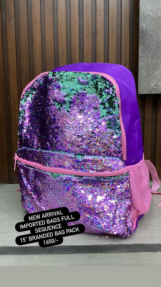 Kids Girls Boys School Bag Pack High Quality Single Zipper Reverse Sequence