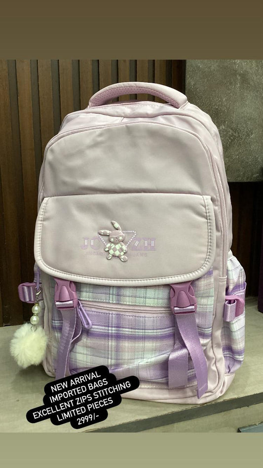 Kids Girls Boys SChool Bag Pack High Quality Double Zipper 17 Inch