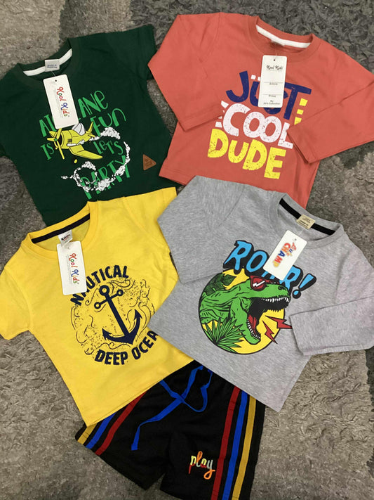 Affordable Baby Summer Outfits – Pack Of Five 5 | 9-12 Months