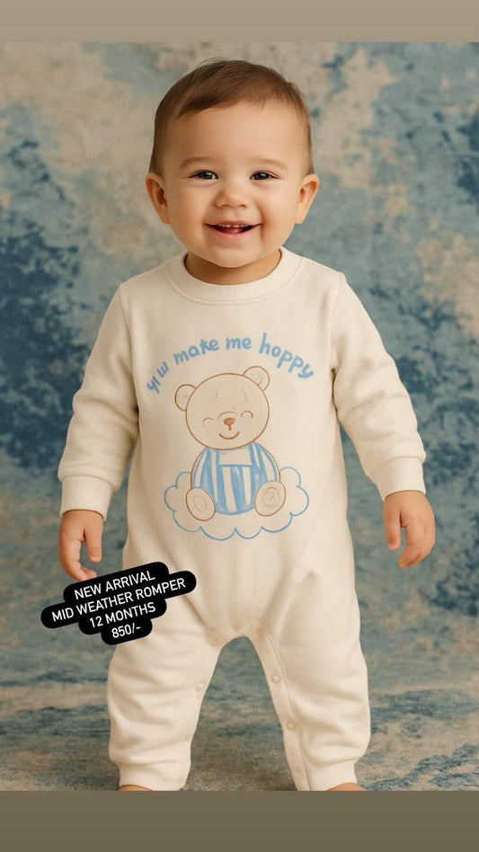 Kids Infant Affordable Baby Outfits –-Imported Light Fleece Romper