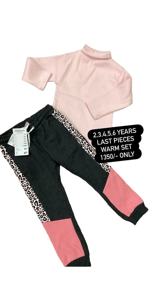Kids Girl Affordable Baby Outfits –-Full Sleeves Warm Set