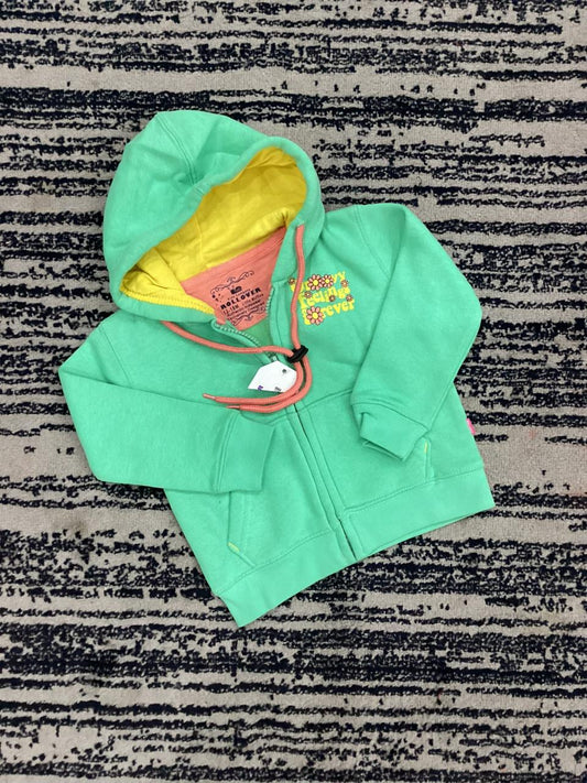 Kids Girls Affordable Baby Outfits –- Winter Original Breakout Hoodie Zipper Warm Glittery