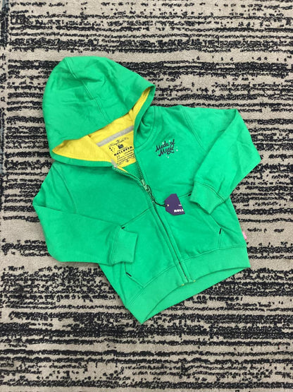 Kids Girls Affordable Baby Outfits –- Original Rollover Zipper Hoodie Warm Glittery