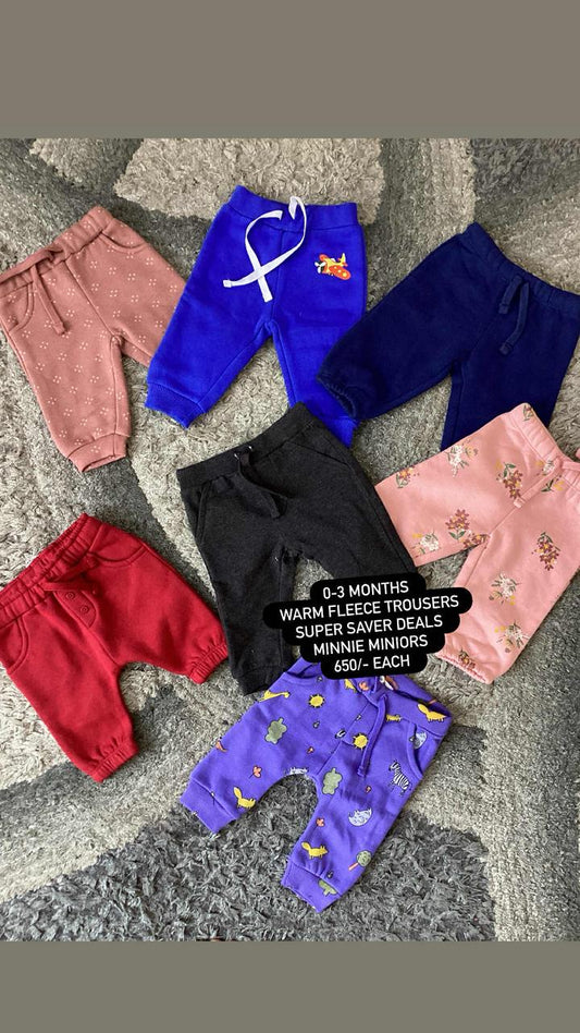 Kids Infant Affordable Baby Outfits –- Mid Weather Winter Trousers Deal