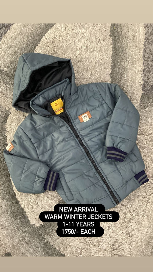 Kids Girls Boys Affordable Baby Outfits –- Winter Warm Puffer Jackets