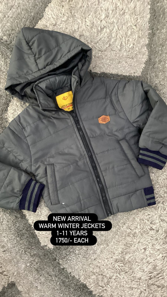 Kids Girls Boys Affordable Baby Outfits –- Winter Warm Puffer Jackets
