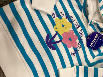 Kids Girls Affordable Baby Outfits –- Winter Warm Fleece Branded Hoodie