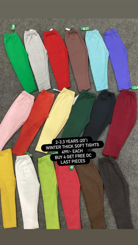 Kids Girls Boys Affordable Baby Outfits –- Winter Warm Branded Imported Tights