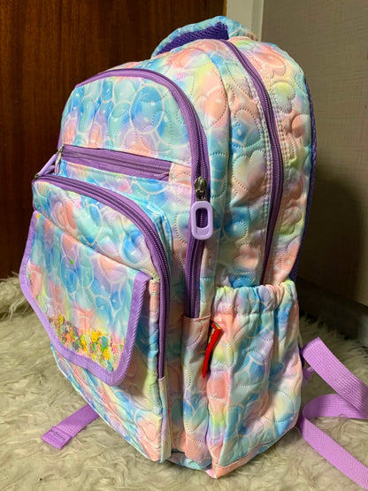 Girls  School/College  Bag Pack High Quality Double Zipper Inch 18
