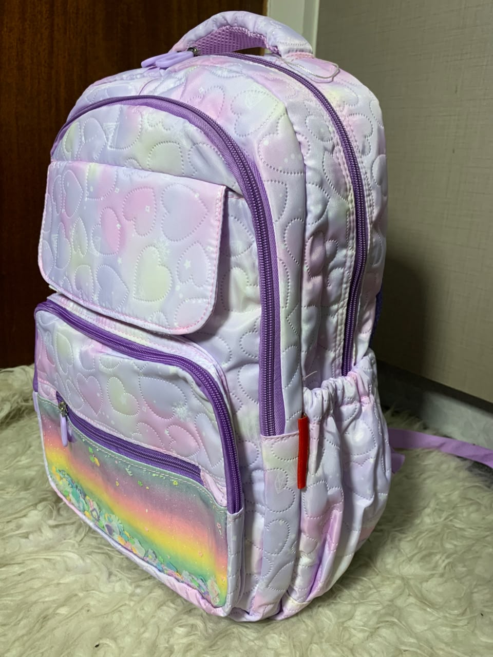 Girls  School/College  Bag Pack High Quality Double Zipper Inch 18