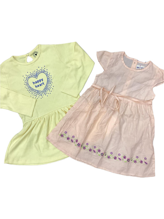 Kids Girls Summer Deal 3-4 Year Pack of 2 Branded frock