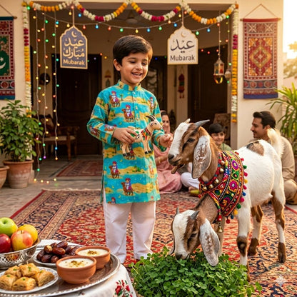 Kids Bakra Eid Collection Unstiched Printed Summer Branded Lawn