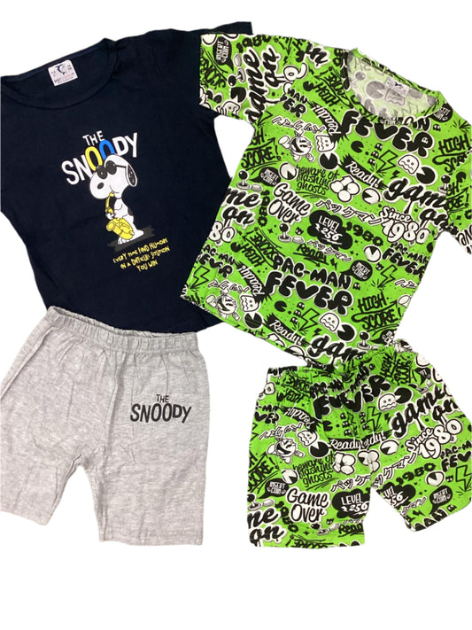 Kids Girls Boys Summer Pj Suit 5-6 Year