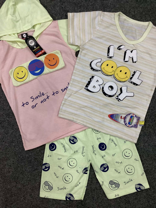 Kids Boys Affordable Baby Outfits –- Summer Sale New Arrivals Packs Shirts and Shorts