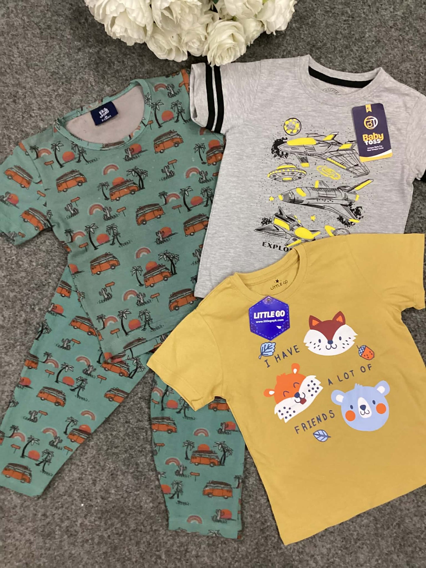 Kids Affordable Collection 2026: Kids Boys Branded Packs Deal Summer Sale 12-18 Months