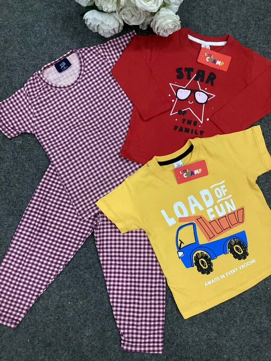 Kids Affordable Collection 2026: Kids Boys Branded Packs Deal Summer Sale 12-18 Months