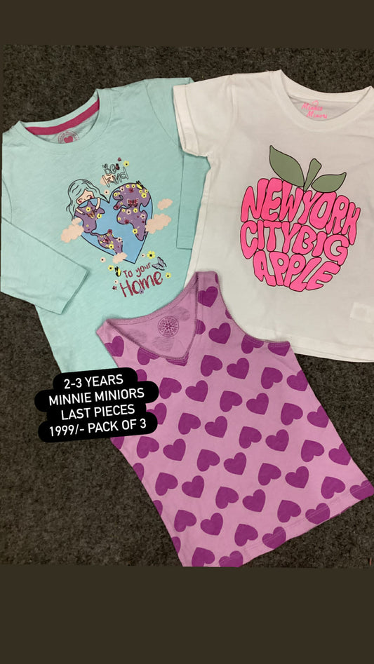 Kids Affordable Collection 2026: Kids Girls Branded Packs Deal Summer Sale 2-3 Year