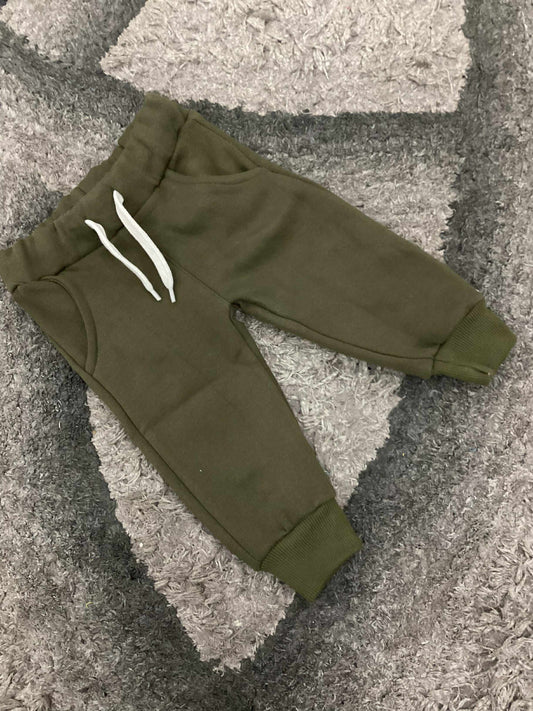 Kids Girls Boys Affordable Baby Outfits –- Winter Fleece Warm Imported Trousers