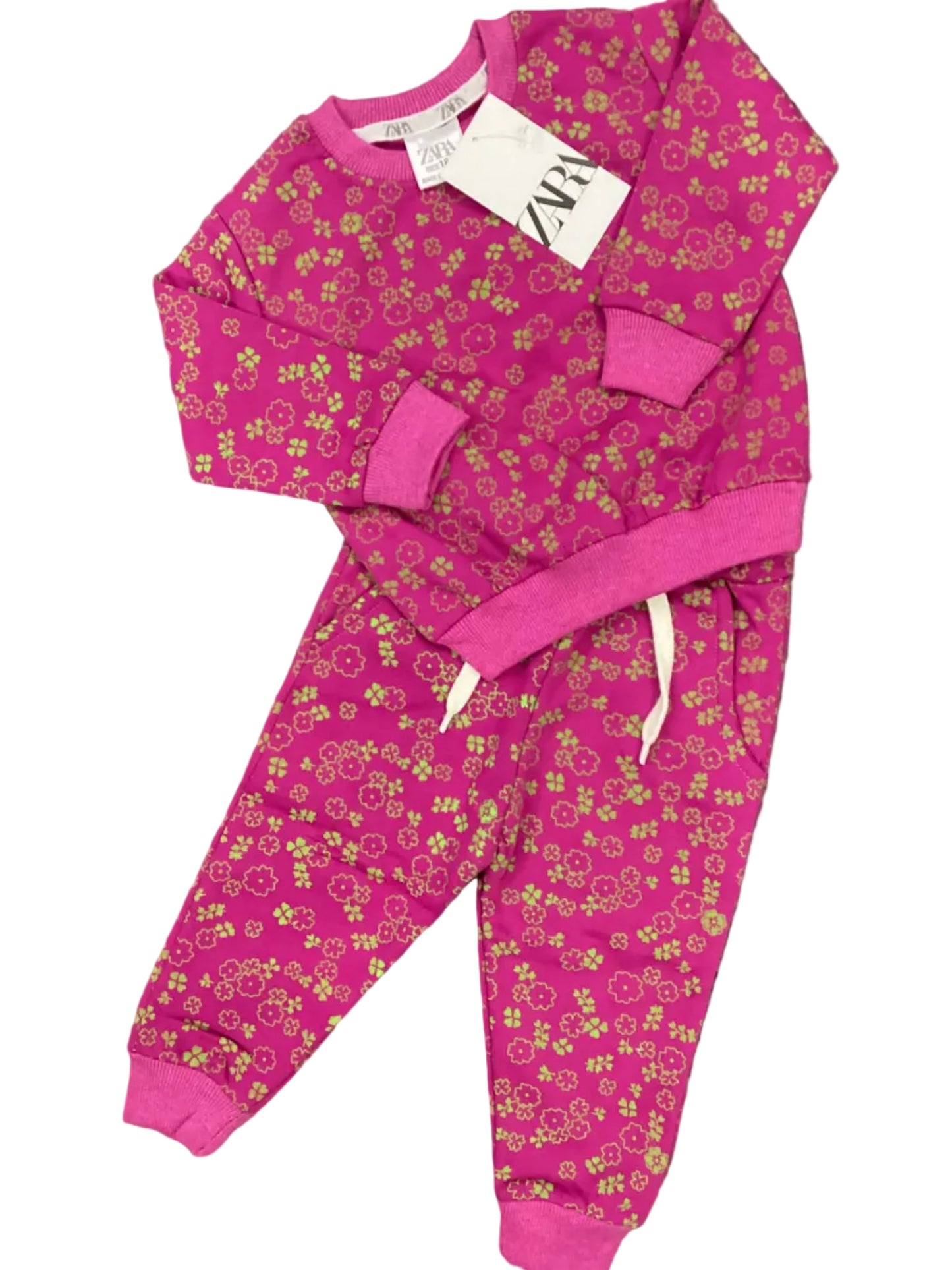 Kids Girls Affordable Baby Outfits –- Winter Warm Fleece Track Suit