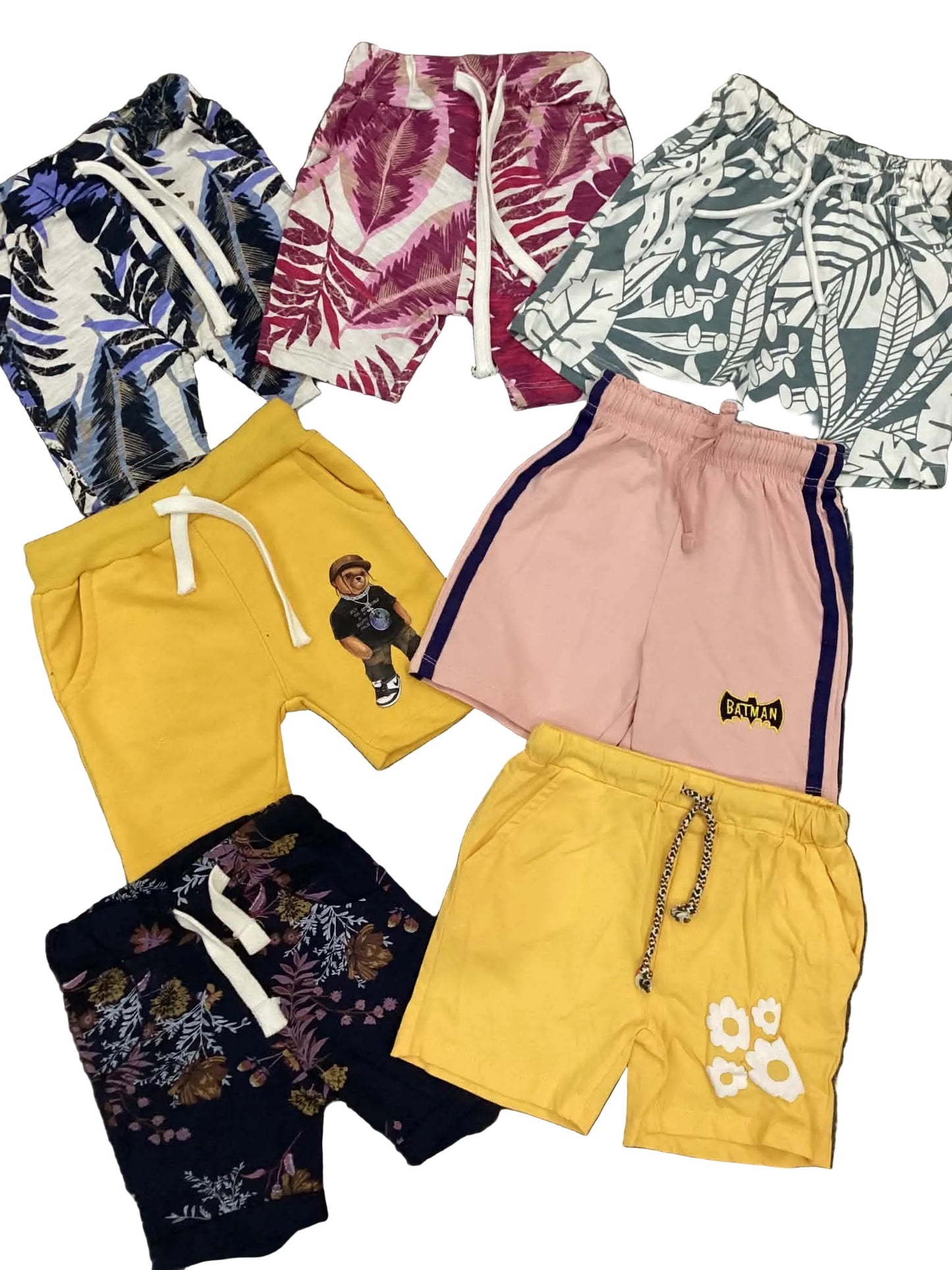 Kids Boys Girls Affordable Baby Outfits –- Summer New Arrival Branded Imported Shorts Pack