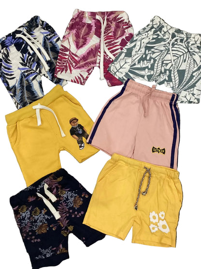 Kids Boys Girls Affordable Baby Outfits –- Summer New Arrival Branded Imported Shorts Pack
