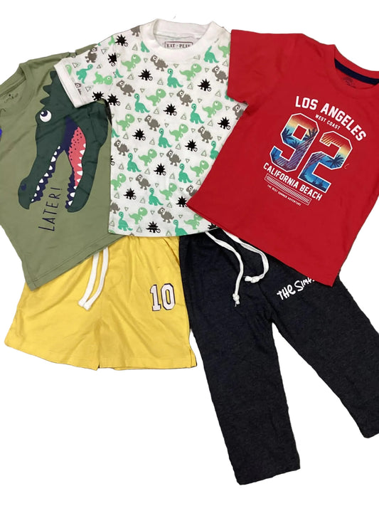 Kids Boys  Affordable Baby Outfits –- Summer Sale New Arrivals Packs Shirts and Shorts