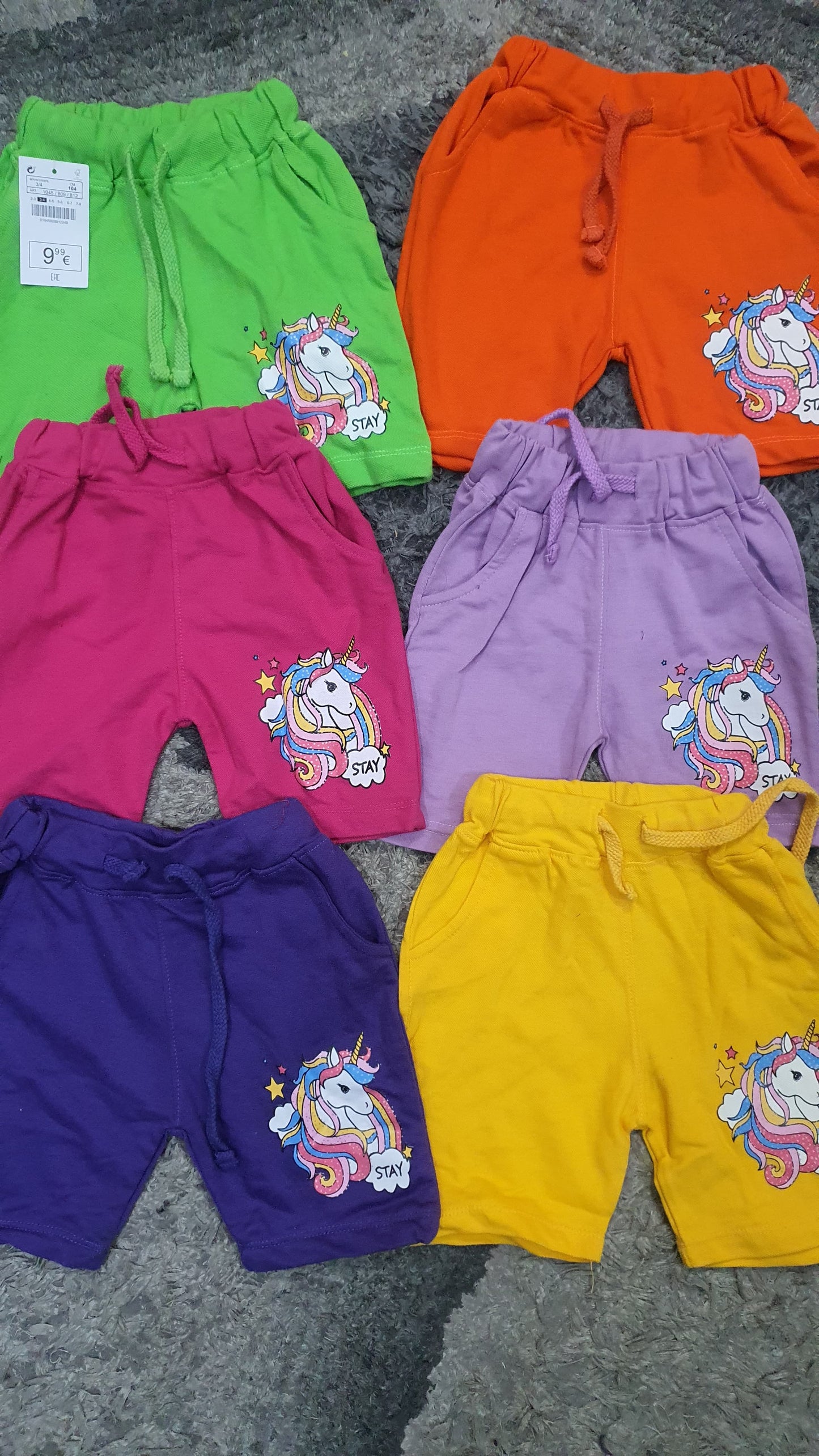 Kids Girls Shorts Pack of 5 Summer Branded Imported 5-6 Year