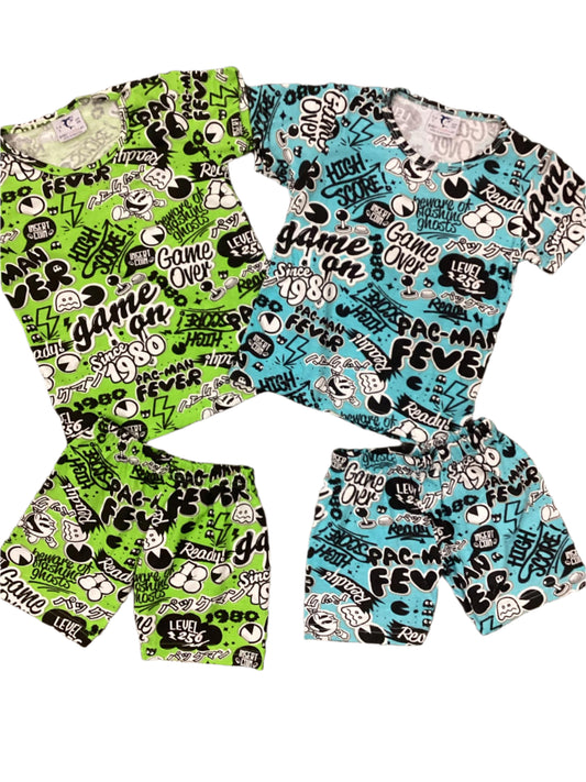 Kids Girls Boys Summer Pj Suit 3-4 Year