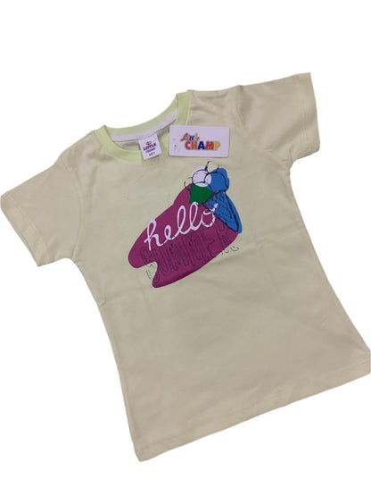 Kids Girls Summer T Shirt Branded Imported