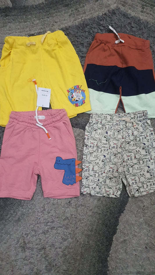 Kids Boys Shorts Pack of 4 Summer Branded Imported  5-6 Year