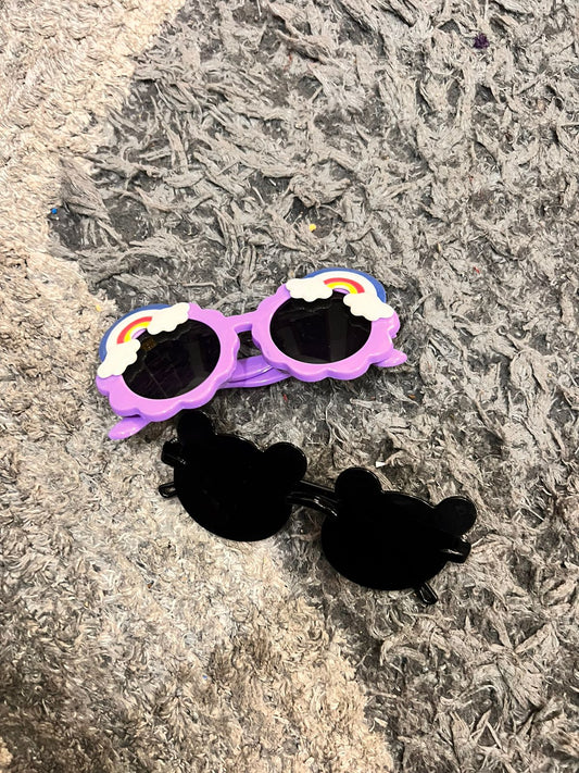 Pack of 2: Hot Blessed Sale 2 Glassess Rainbow and Micky Mouse