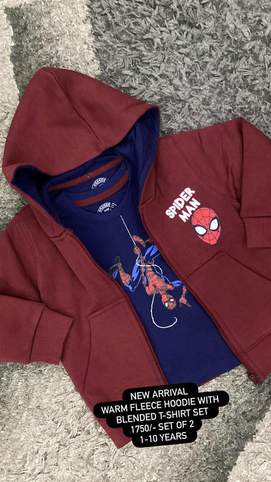 Kids Boys  Affordable Baby Outfits –- Original Minnie Miunors Hoodie with Inner