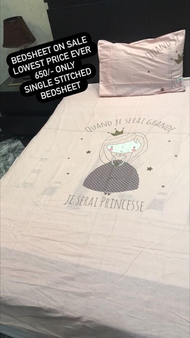 Kids Girls Single Bedding Bed Sheet JE SEARI PRINCESS