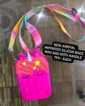 Load image into Gallery viewer, Kidsdy Accessorize Bag Imported  Silicon Mini Bag With Stripes (8CM TO 14 CM)
