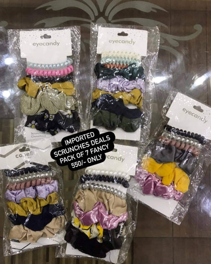 Kids Girls Accessorize Imported Scrunches