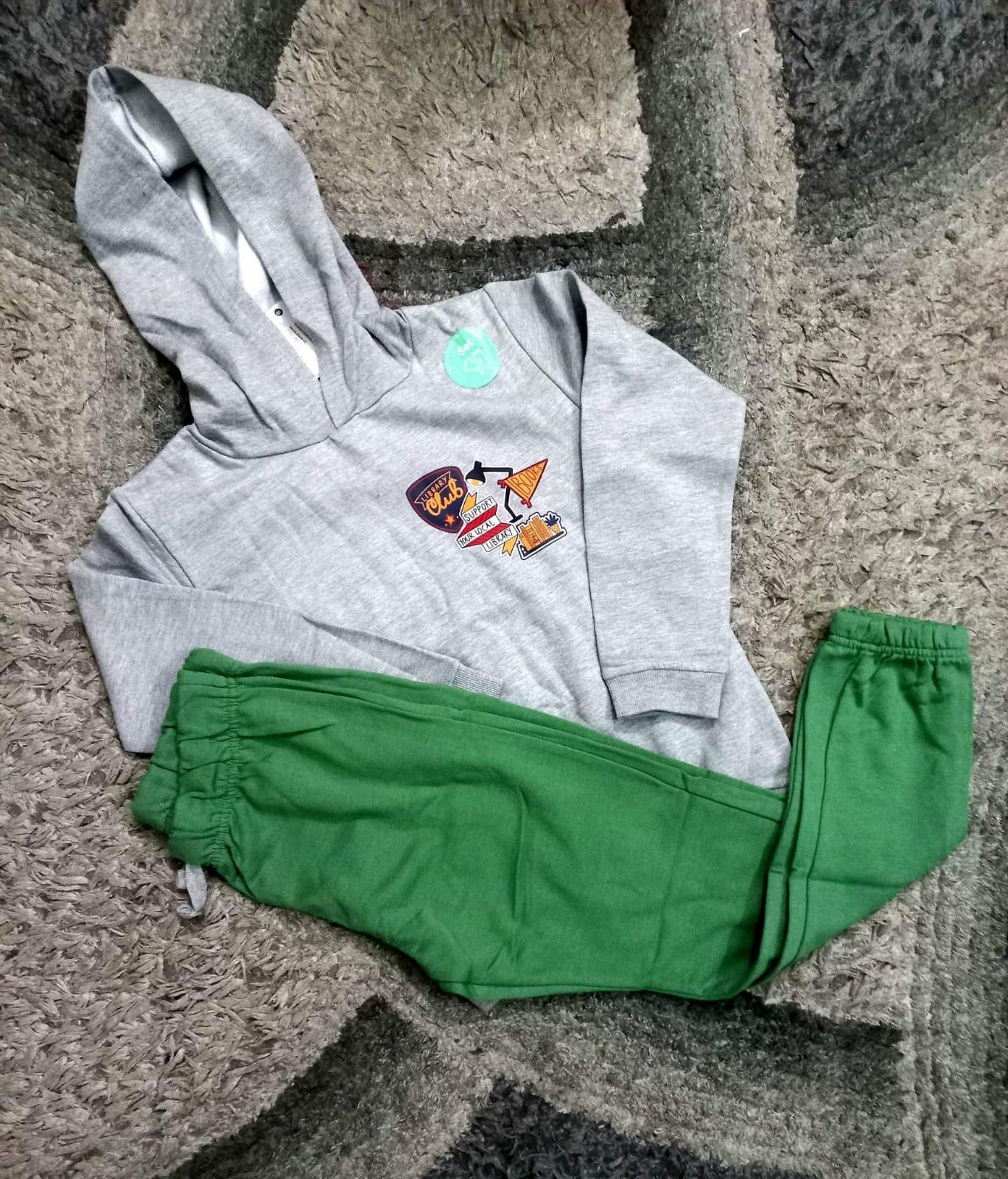 Kids Girls Boys Trouser With Hodie Deal of 2 ( 9-10Y)