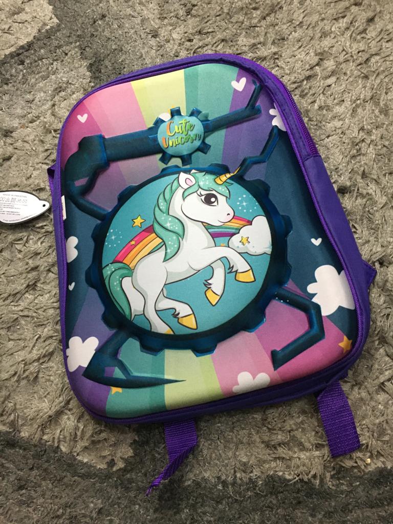 Kids Girls Boys 3D Embossed (Full Size) Bag New Year Arrivals 2023