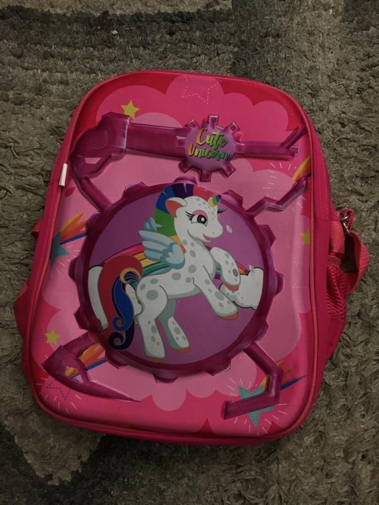 Kids Girls Boys 3D Embossed (Full Size) Bag New Year Arrivals 2023