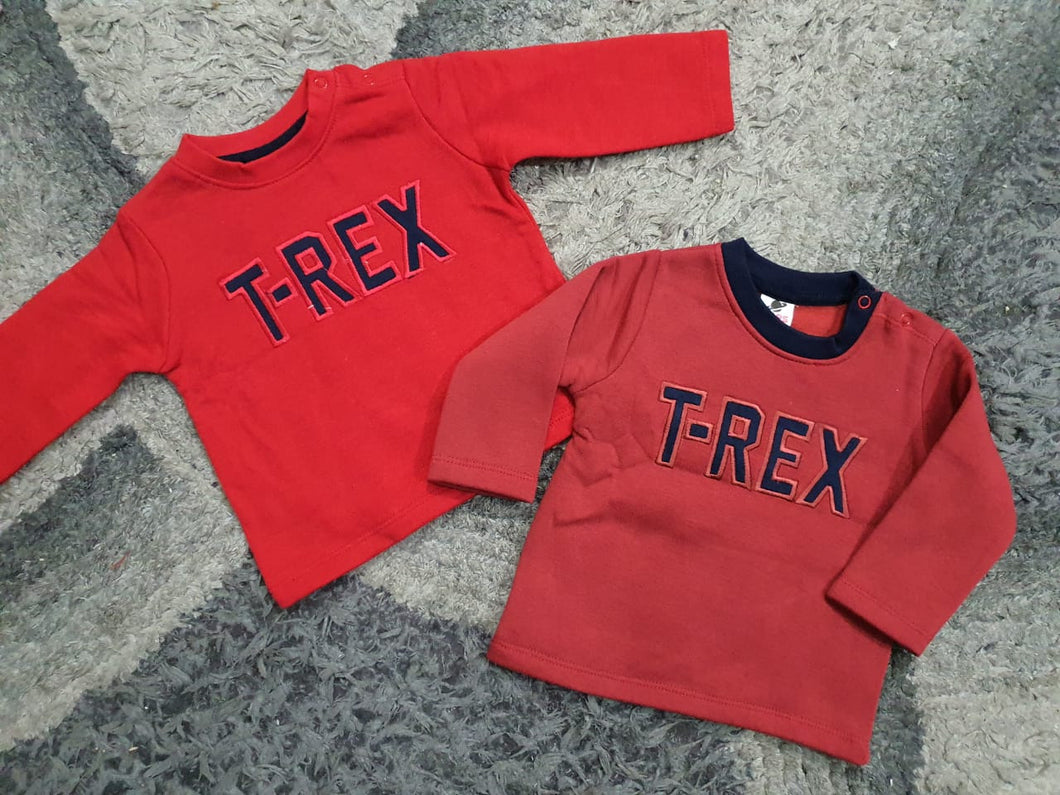 Kids Infant Branded Fleece/Terry Winter Warm Shirt 6-9 Months Pack of 2