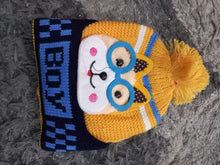 Load image into Gallery viewer, Kids Winter Warm Woolen Caps 1-2 Year Free Size Bear Boy
