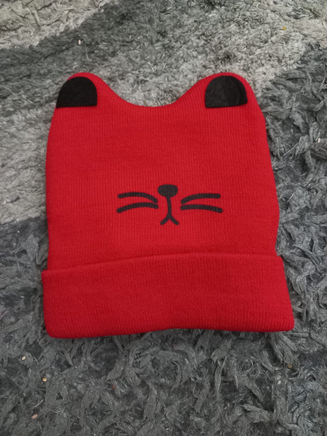Kids Winter Warm Woolen Caps 1-2 Year Free Size